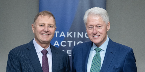 זיו אבירם וביל קלינטון